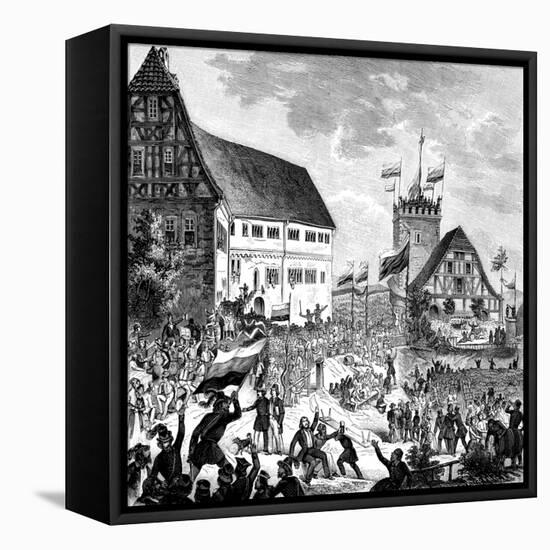 The Wartburg Festival, Germany, 12 June 1848-null-Framed Stretched Canvas