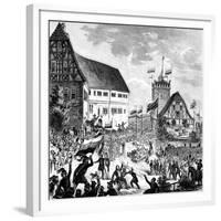 The Wartburg Festival, Germany, 12 June 1848-null-Framed Giclee Print