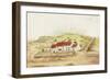 The Wash House Hill (Betty Heron's Cottage) (Watercolour and Bodycolour on Paper)-James Henry Cleet-Framed Giclee Print