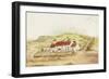 The Wash House Hill (Betty Heron's Cottage) (Watercolour and Bodycolour on Paper)-James Henry Cleet-Framed Giclee Print