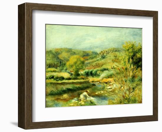 The Washerwoman, C.1891-Pierre-Auguste Renoir-Framed Giclee Print