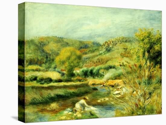 The Washerwoman, C.1891-Pierre-Auguste Renoir-Stretched Canvas