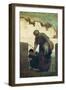 The Washerwoman, circa 1860-61-Honore Daumier-Framed Giclee Print