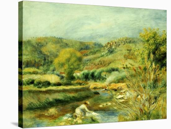 The Washerwoman, circa 1891-Pierre-Auguste Renoir-Stretched Canvas