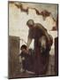 The Washerwoman (La Blanchisseuse)-Honore Daumier-Mounted Art Print