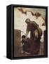 The Washerwoman (La Blanchisseuse)-Honore Daumier-Framed Stretched Canvas