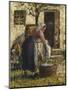 The Washerwoman-Camille Pissarro-Mounted Giclee Print