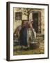 The Washerwoman-Camille Pissarro-Framed Giclee Print