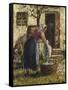 The Washerwoman-Camille Pissarro-Framed Stretched Canvas