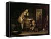 The Washerwoman-Jean-Baptiste Simeon Chardin-Framed Stretched Canvas