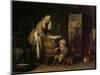 The Washerwoman-Jean-Baptiste Simeon Chardin-Mounted Giclee Print