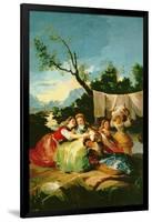 The Washerwomen, Before 1780-Francisco de Goya-Framed Giclee Print