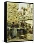 The Washerwomen-Peder Mork Monsted-Framed Stretched Canvas