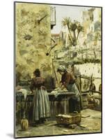 The Washerwomen-Peder Mork Monsted-Mounted Giclee Print