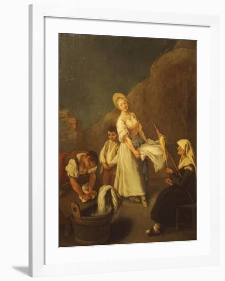 The Washerwomen-Pietro Longhi-Framed Giclee Print