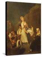 The Washerwomen-Pietro Longhi-Stretched Canvas