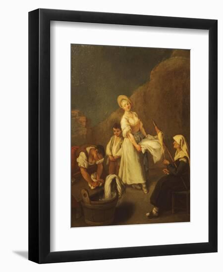 The Washerwomen-Pietro Longhi-Framed Giclee Print