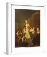 The Washerwomen-Pietro Longhi-Framed Giclee Print