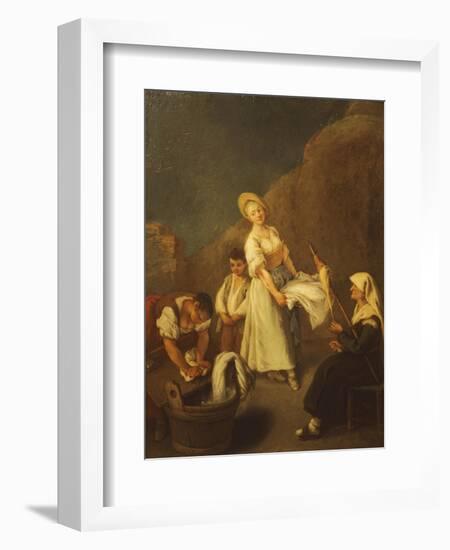 The Washerwomen-Pietro Longhi-Framed Giclee Print