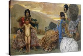 The Washing of Curriyo, 1909-Jose Villegas cordero-Stretched Canvas