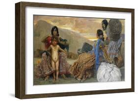 The Washing of Curriyo, 1909-Jose Villegas cordero-Framed Giclee Print