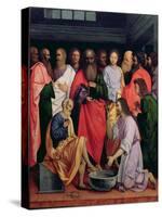 The Washing of the Feet, 1500-Giovanni Agostino Da Lodi-Stretched Canvas