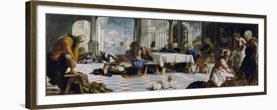 The Washing of the Feet, c.1547-Jacopo Robusti Tintoretto-Framed Giclee Print