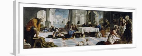 The Washing of the Feet, c.1547-Jacopo Robusti Tintoretto-Framed Giclee Print