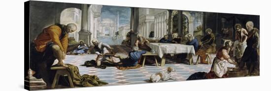 The Washing of the Feet, c.1547-Jacopo Robusti Tintoretto-Stretched Canvas