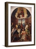 The Washing of the Feet-Giovanni Francesco Caroto-Framed Giclee Print