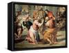 The Washing of the Feet-Palma Il Giovane-Framed Stretched Canvas