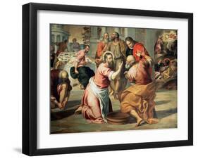 The Washing of the Feet-Palma Il Giovane-Framed Giclee Print