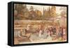 The Washing Place-John Roddam Spencer Stanhope-Framed Stretched Canvas