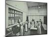 The Washing Room, Battersea Polytechnic, London, 1907-null-Mounted Photographic Print