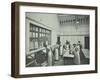 The Washing Room, Battersea Polytechnic, London, 1907-null-Framed Premium Photographic Print