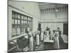 The Washing Room, Battersea Polytechnic, London, 1907-null-Mounted Premium Photographic Print