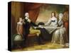 The Washington Family, 1789-1796-Edward Savage-Stretched Canvas