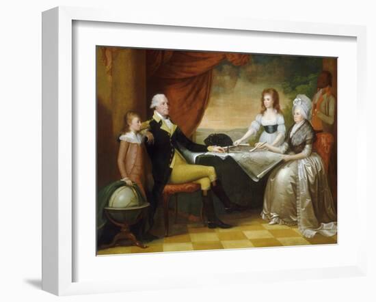 The Washington Family, 1789-1796-Edward Savage-Framed Giclee Print