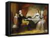 The Washington Family, 1789-1796-Edward Savage-Framed Stretched Canvas