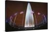 The Washington Monument at Night, Washington Dc.-Jon Hicks-Stretched Canvas