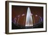 The Washington Monument at Night, Washington Dc.-Jon Hicks-Framed Photographic Print