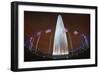 The Washington Monument at Night, Washington Dc.-Jon Hicks-Framed Photographic Print