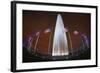 The Washington Monument at Night, Washington Dc.-Jon Hicks-Framed Photographic Print