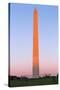 The Washington Monument at Sunset, Washington Dc.-Jon Hicks-Stretched Canvas