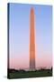 The Washington Monument at Sunset, Washington Dc.-Jon Hicks-Stretched Canvas