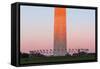 The Washington Monument at Sunset, Washington Dc.-Jon Hicks-Framed Stretched Canvas