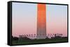 The Washington Monument at Sunset, Washington Dc.-Jon Hicks-Framed Stretched Canvas