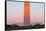 The Washington Monument at Sunset, Washington Dc.-Jon Hicks-Framed Stretched Canvas