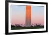 The Washington Monument at Sunset, Washington Dc.-Jon Hicks-Framed Photographic Print