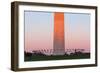 The Washington Monument at Sunset, Washington Dc.-Jon Hicks-Framed Photographic Print